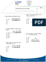 Examen de Fisica Elemental-Primer Año Sec