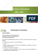 Microbiologia e Parasitologia curso 2022-2023
