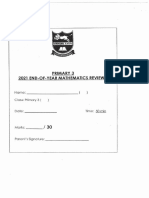 P3 Maths 2021 TaoNan EY2 Papers