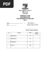 P4 Mathematics End-of-Year Exam 2023 | PDF