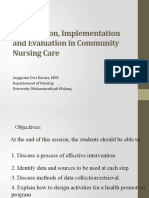 KP 4. Intervention, Implementation, and Evaluation in Community Setting