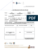 FG2M-027 Reporte Bimestral de Servicio Social No. 4