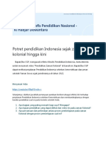 Potret Pendidikan Indonesia Sejak Zaman Kolonial Hingga Kini