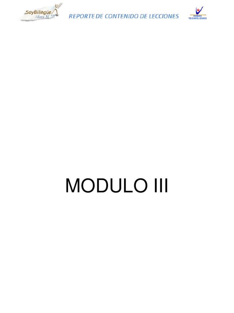 Modulo III | PDF | Salud y bienestar | Medicina