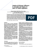 Characterization of Chitosan. Influence of Ionic Strength and Degree of Acetylati