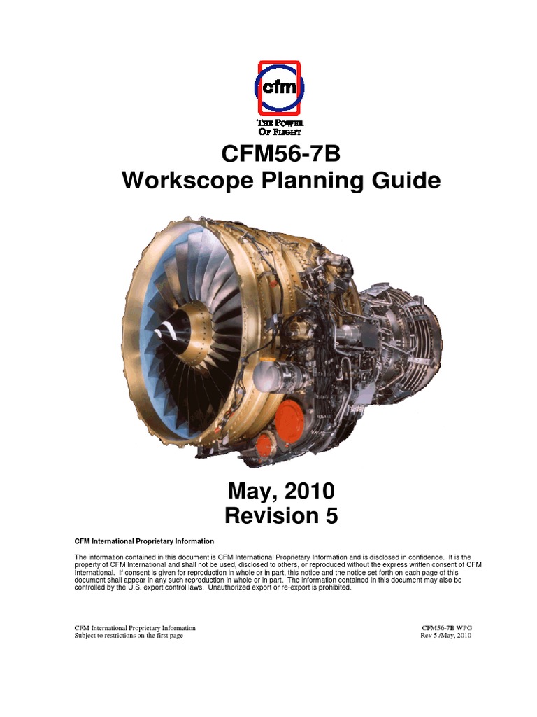 Cfm56 7 Pdf Reliability Engineering Mechanical Engineering