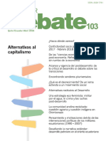 Alternativas Al Capitalismo Ecu Debate 2018