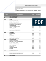 Presupuesto General de Obra