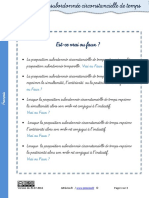 Exercices Propositions Subordonnees Circonstancielles Temps