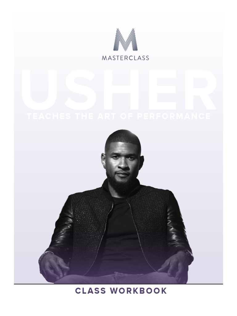 Usher Masterclass Class - Workbook | PDF | Brand | Singing