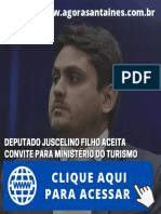 Deputado Juscelino Filho Aceita Convite para Ministério Do Turismo