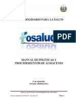 Manual Polticas y Procedimientos Almacenes