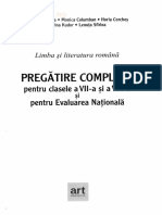 Limba Si Literatura Romana. Pregatire Completa - Clasele 7-8 Si Pentru Evaluarea Nationala