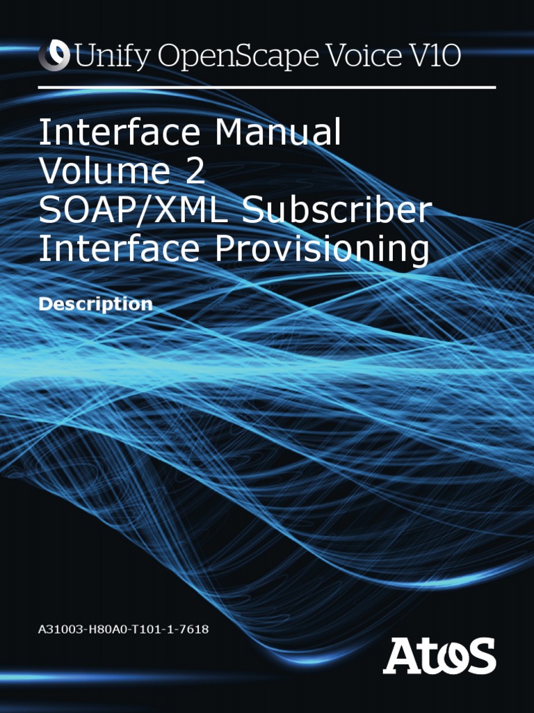 OpenScape Voice v10 SOAPXML Application Developers Manual PDF