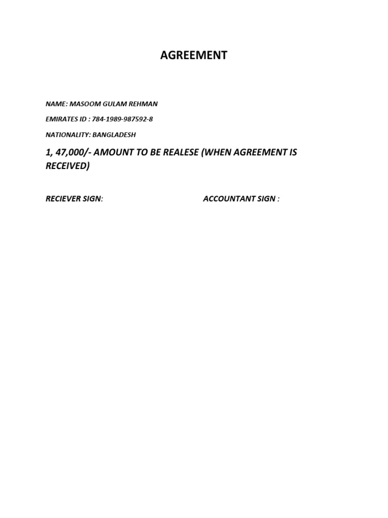 Agreement PDF