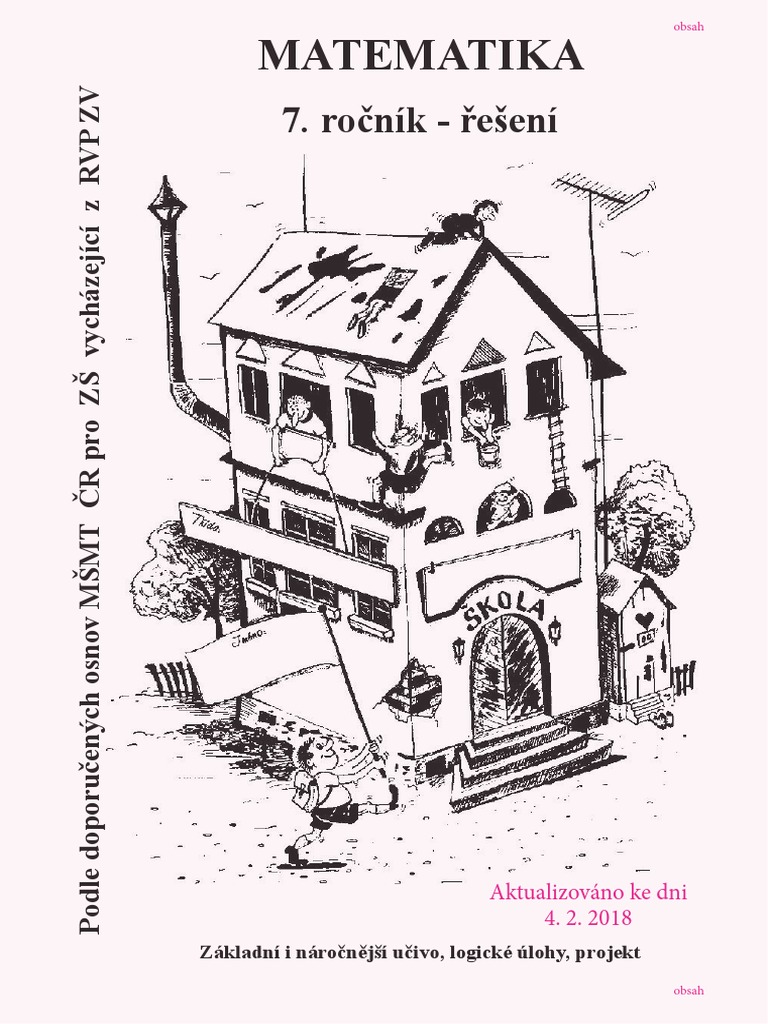 MATEMATIKA. ZŠ Nám. T.G.masaryka 58, Unhošť. 7. Ročník Řešení. Podle