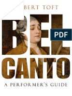 Toft (2013) - Bel Canto. A Performer's Guide