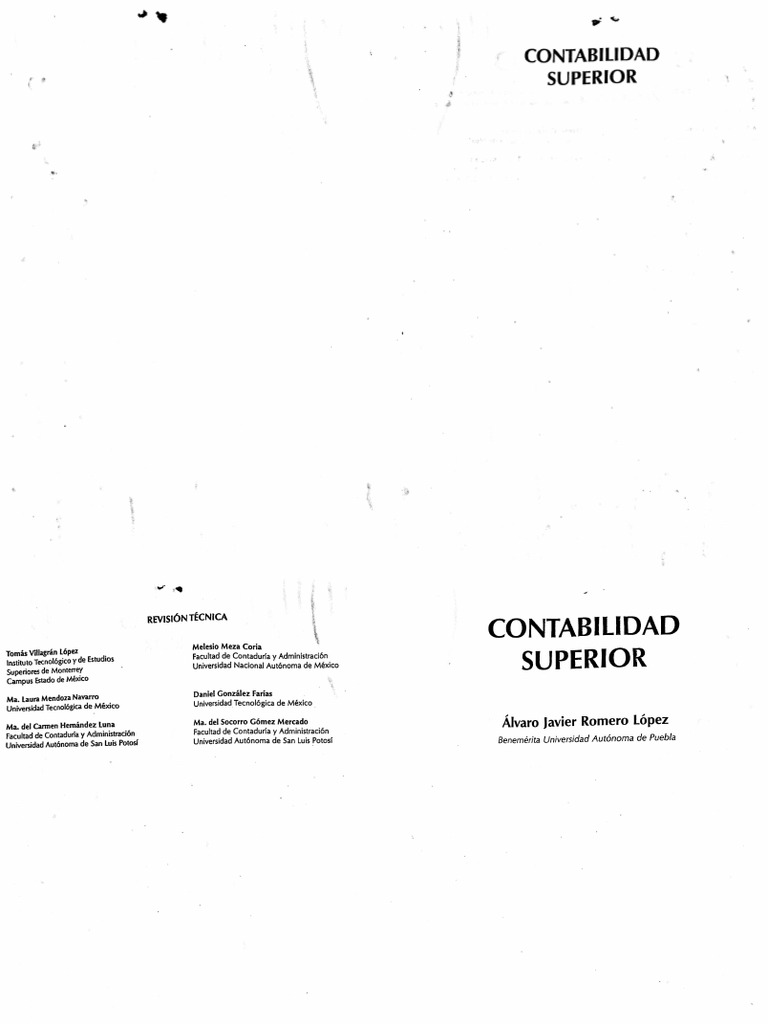 Contabilidad Superior Pdf