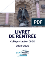 Extrait Du Livret de Rentrée