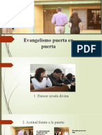 Evangelismo Puerta en Puerta