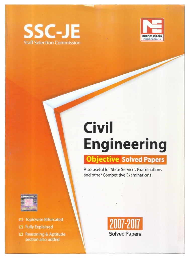 MADE EASY Editorial Board SSC JE (Objective) Civil EngineeringMADE EASY Publications (2018