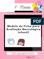 Modelo Ficha de Avaliação Nerurológica Infantil PDF