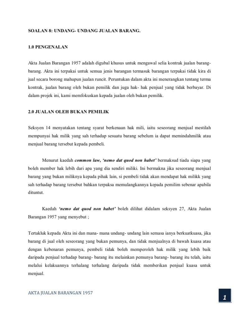 Undang 2 Perniagaan Pdf