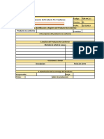 FOR-MC-15 - Formato de Productos No Conformes.