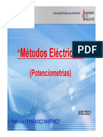 Métodos Eléctricos: (Potenciometrías)