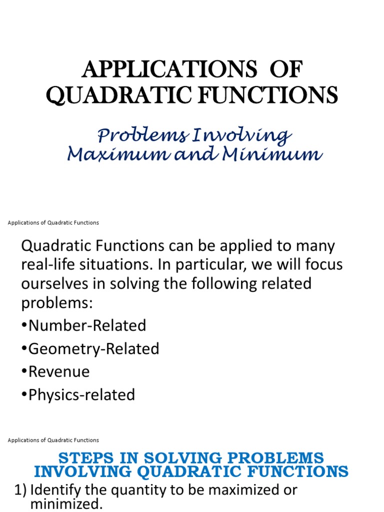 wordproblems-quadfunctions-download-free-pdf-maxima-and-minima