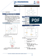 Maxwell's Mesh Analysis Notes and Procedure