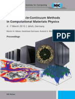 Hybrid ParticleContinuum Methods in Computational Materials Physics Book