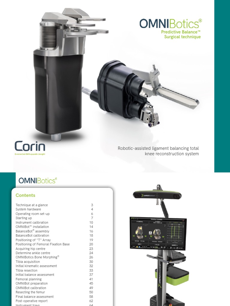 NL-009 - OMNIBotics Op Tech LR - REV 0621 | PDF | Knee | Anatomical ...