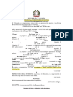 Sentenza Tribunale Ordinario Di Roma Famiglia de MARIA Adv. Luiz Scarpelli