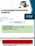 Modulo 02 El Procedimiento de Evaluación Ambiental