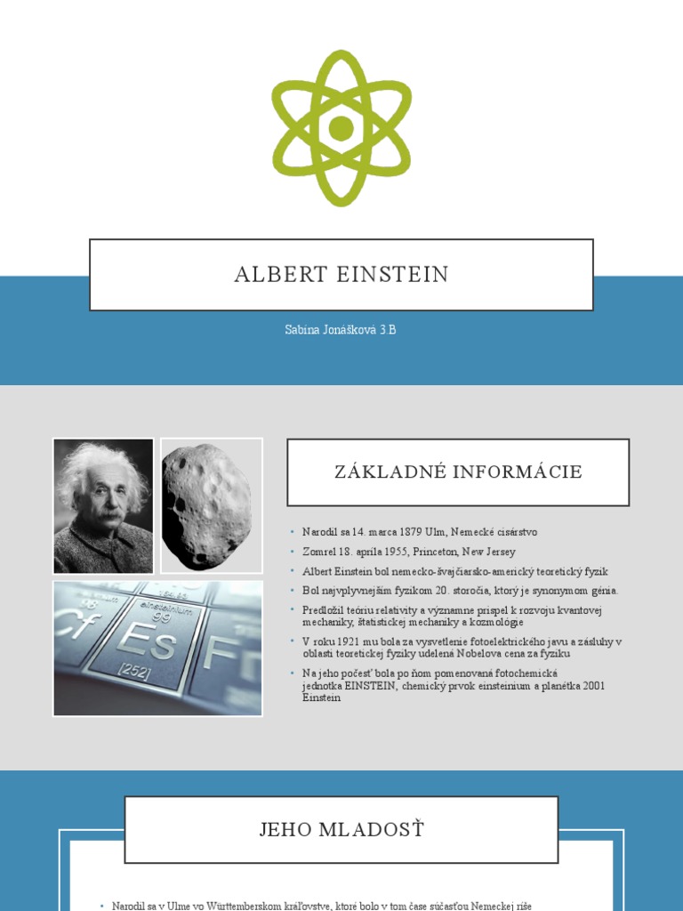 Albert Einstein | PDF