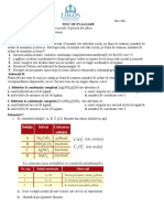 TEST DE EVALUARE-12-Combinații Complexe