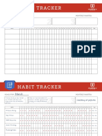 Habit Tracker Editable