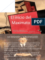 El inicio del Maximato: Obregón, Calles y el dominio sonorense 1920-1934