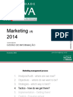 Marketing 2014: Gestão de Informação