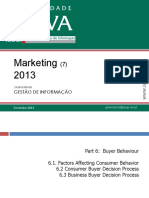 Marketing 2013: Gestão de Informação