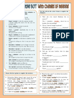 Gerund and Infinitive With Changes of Meaning Grammar Drills Information Gap Activities - 83902