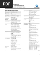 Bizhub C360 C280 C220 Spec and Install Guide