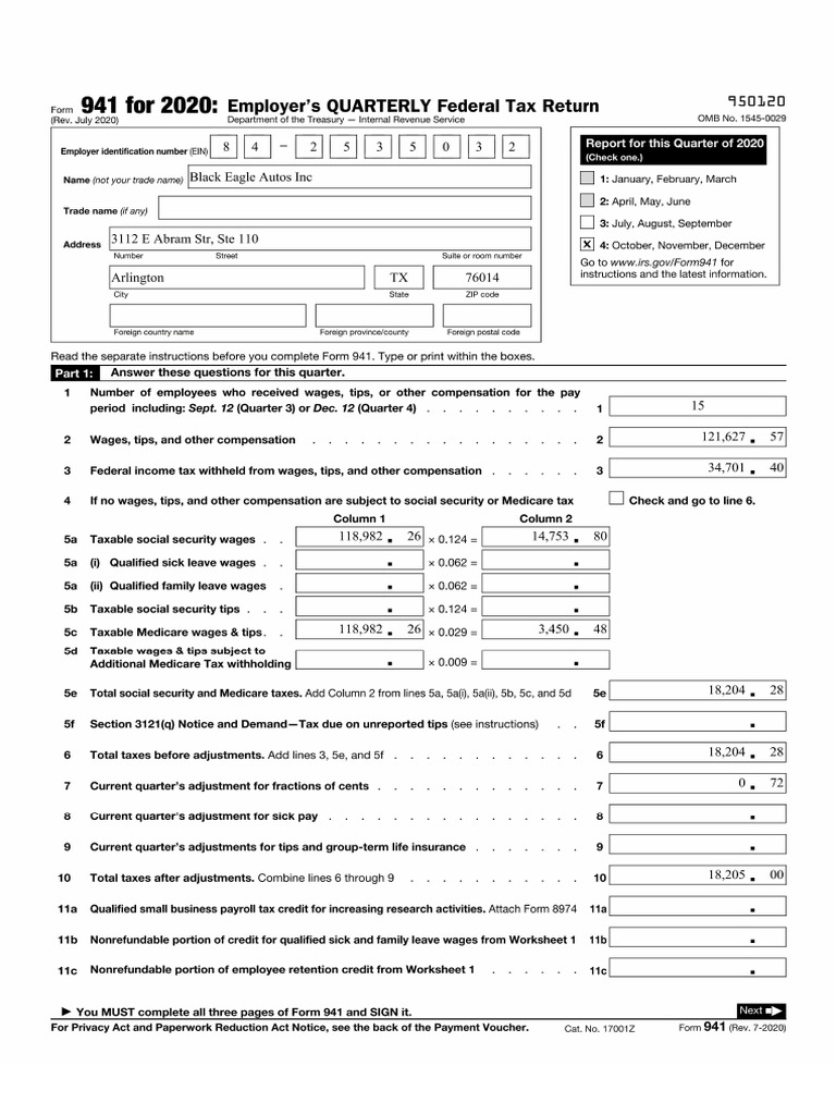 941 2020 PDF
