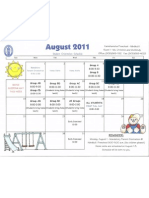 August Calendar