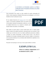 5 - Informe de Auditoria Con Salvedades Cuando No Se Obtuvo Evidencia Adecuada y Suficiente Sobre La Propiedad Y Existencia de Un Bien Registrado