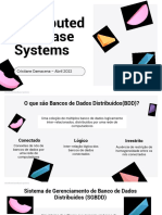 Distributed Database Systems - Cristiane Damacena