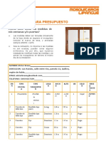 Abrir Formulario para Presupuesto Mosquiteros 2022 2