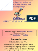 Improving Editing Skills