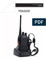 Walkie Baofeng 999S Manual Configuracion